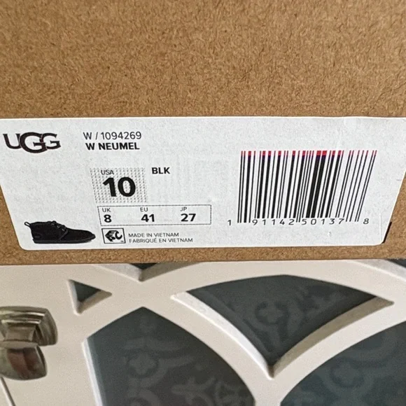 UGG Black Suede Ankle Boots - Picture 5 of 5